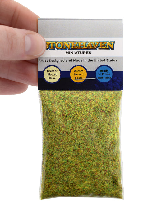 Medium Green, Static Grass, 2mm for Miniatures, D&D, and Warhammer —  Stonehaven Miniatures